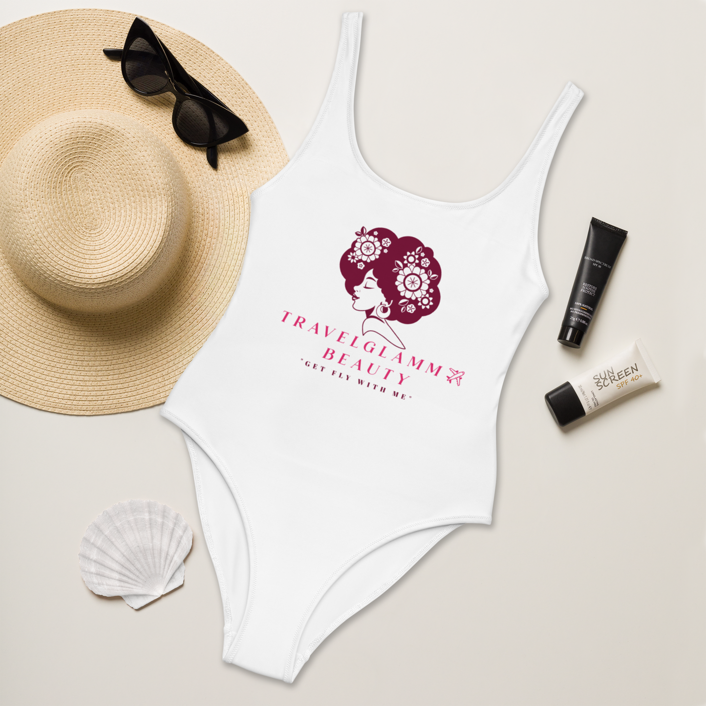 One-Piece Retro Swimsuit