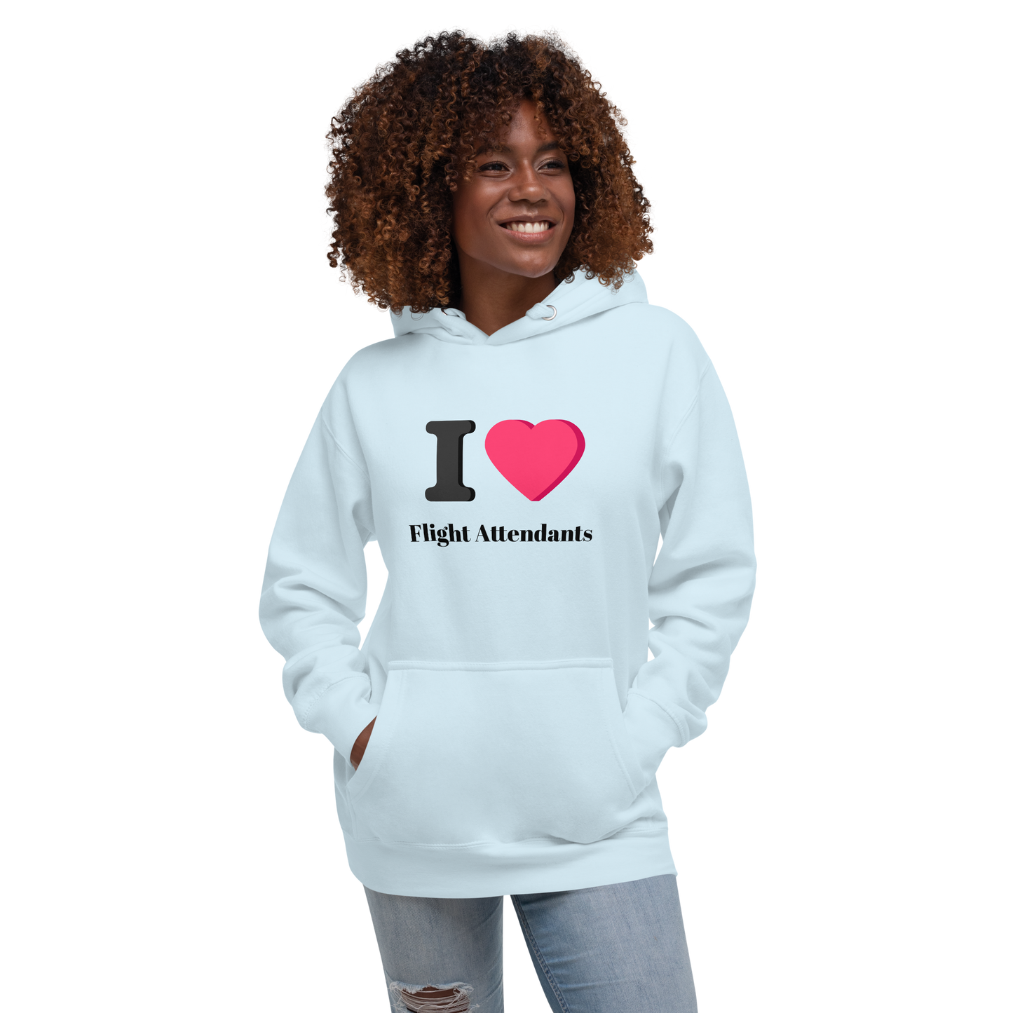 I Love Flight Attendants Hoodie