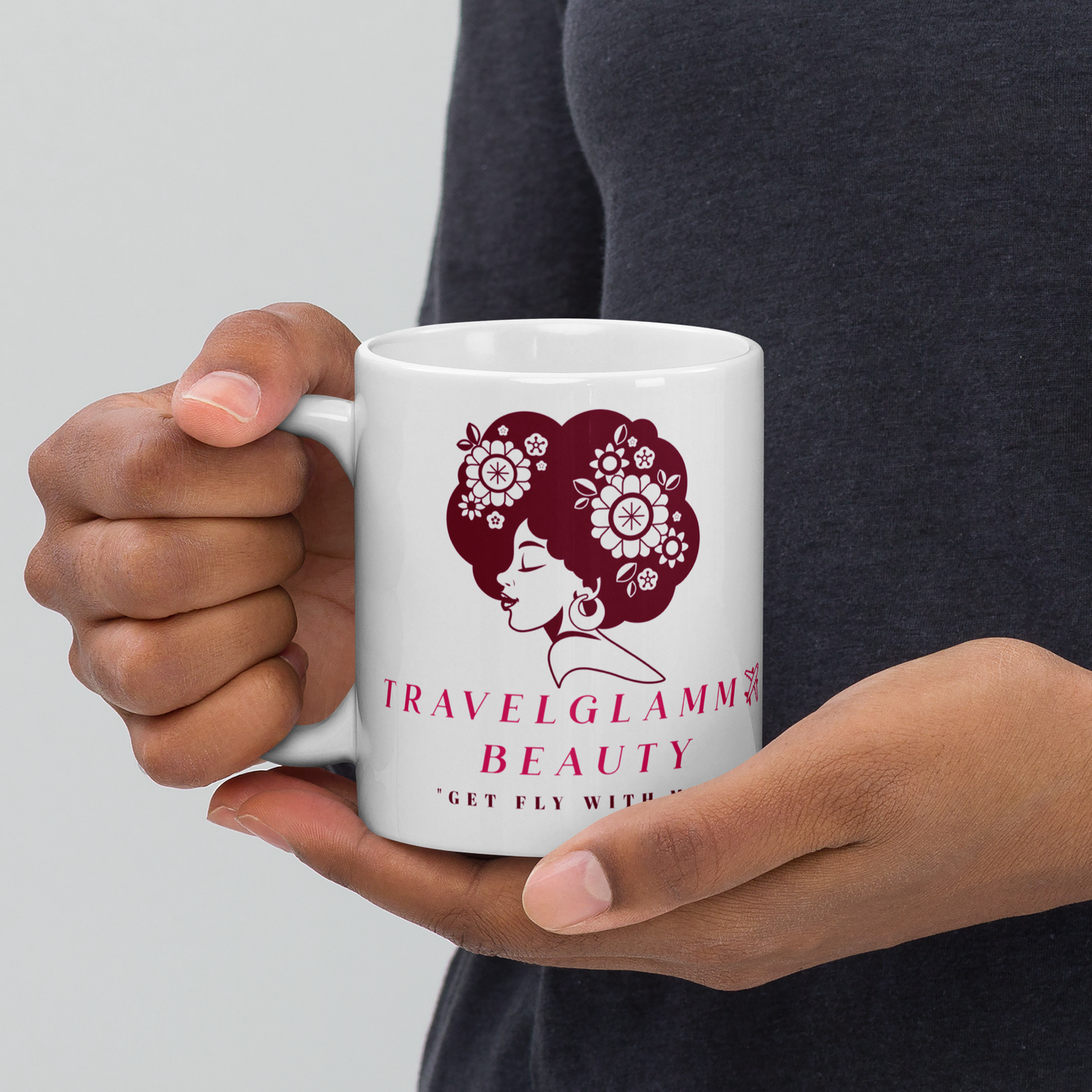 TRAVELGLAMM ✈️ BEAUTY Glossy Mug