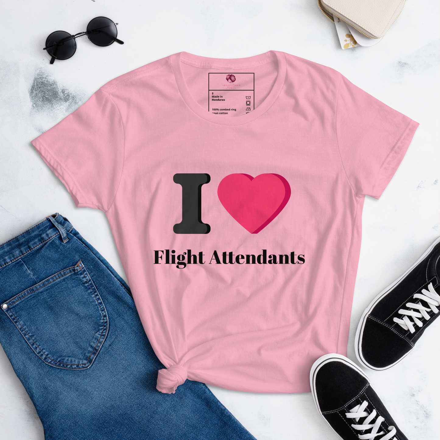 Flight Attendant Love Classic Tee