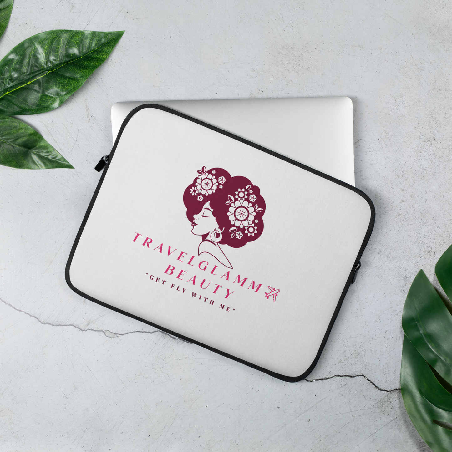 TRAVELGLAMM ✈️ BEAUTY Laptop Sleeve